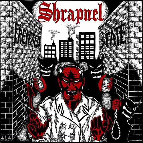 SHRAPNEL ´Frenzied State´ Album Cover Artwork